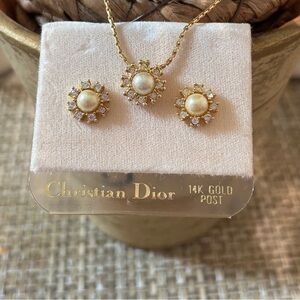 Vintage Christian Dior Necklace and Earrings